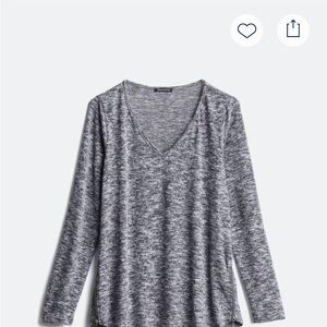 Pink clover knit long sleeve top